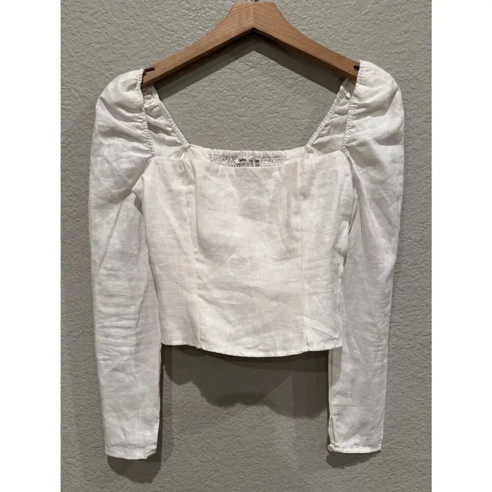 Reformation Khloe Linen Top Khloe Linen Top Size 2